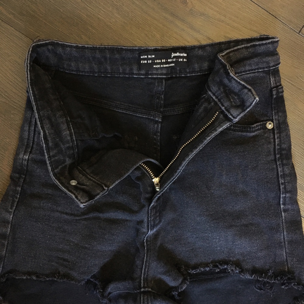 High Rise Denim Shorts - Picture 4 of 11